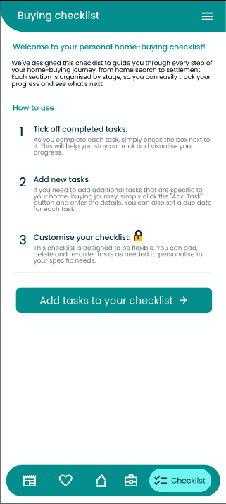 The home-buying checklist that actually helps