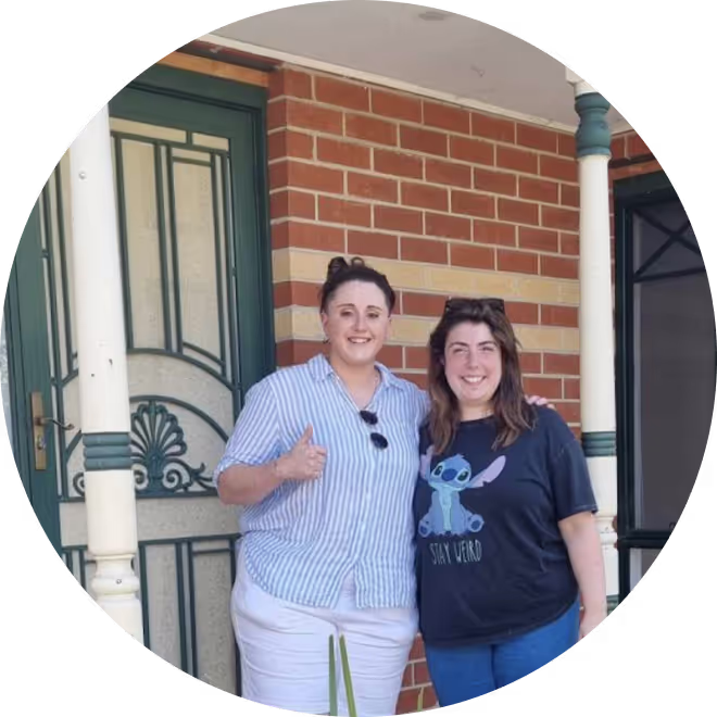 Founder with Michelle